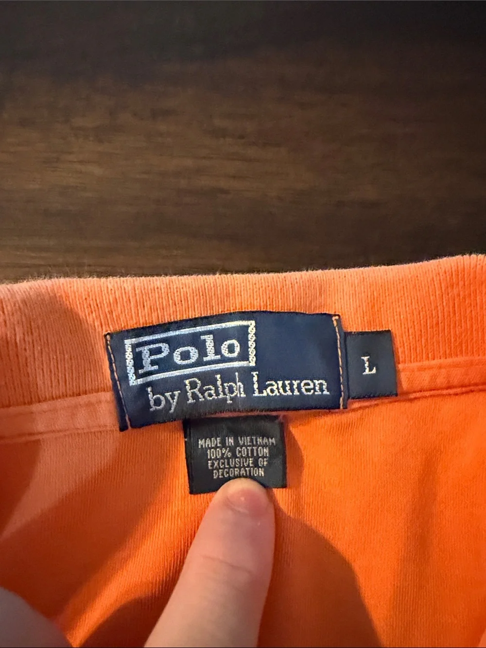Ralph Lauren bright orange